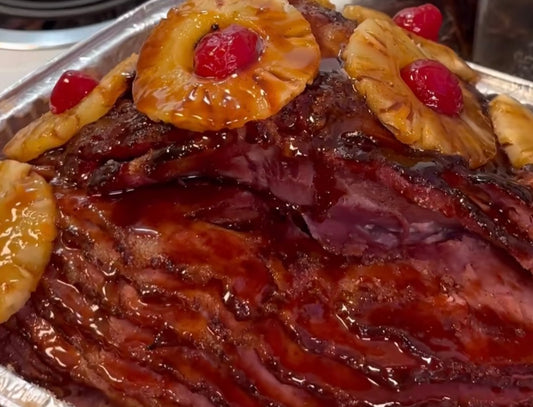 HONEY PINEAPPLE GLAZED HAM
